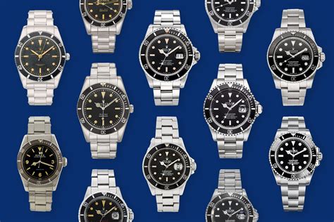 rolex submariner v series|Rolex Submariner changes by year.